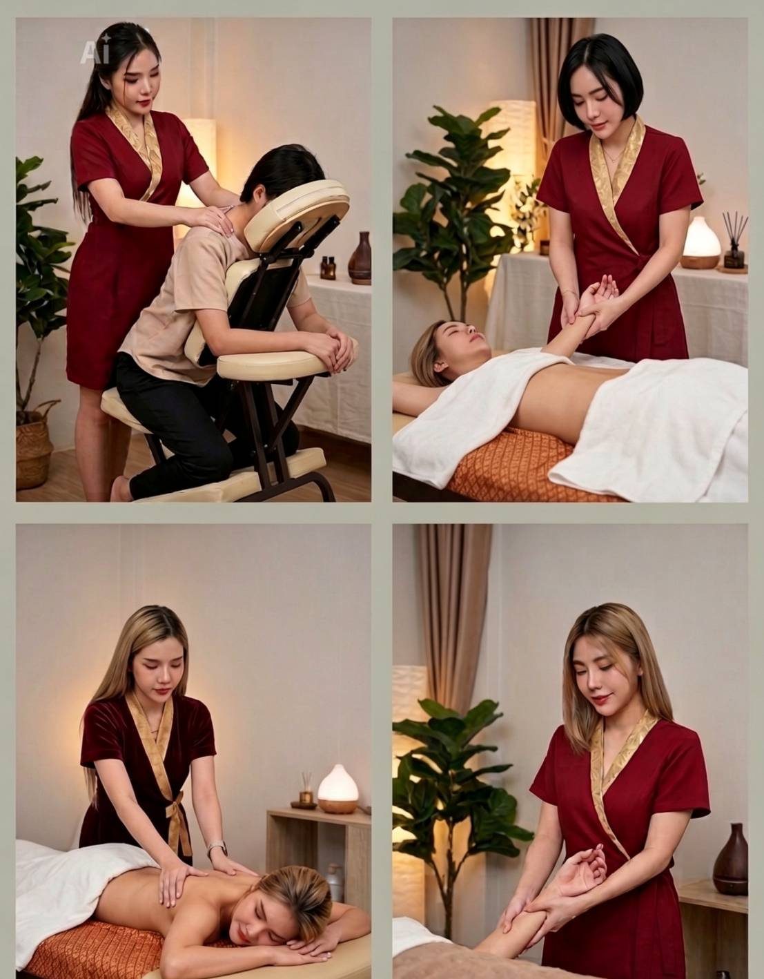 Thai and oil massage options for tourists in Bangkok